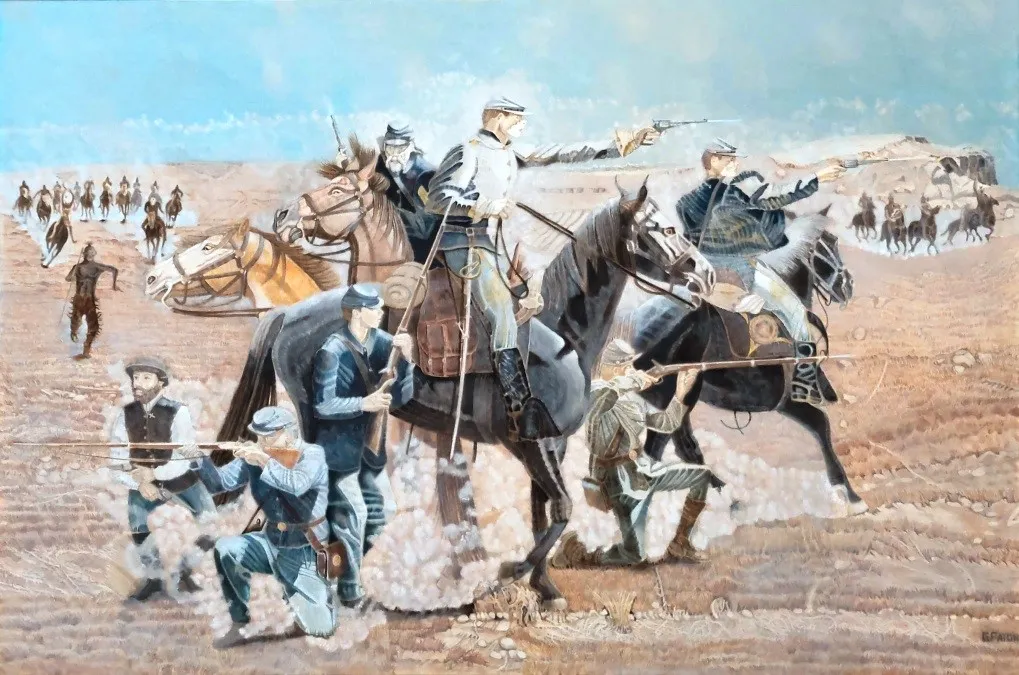 Civil war allegory.